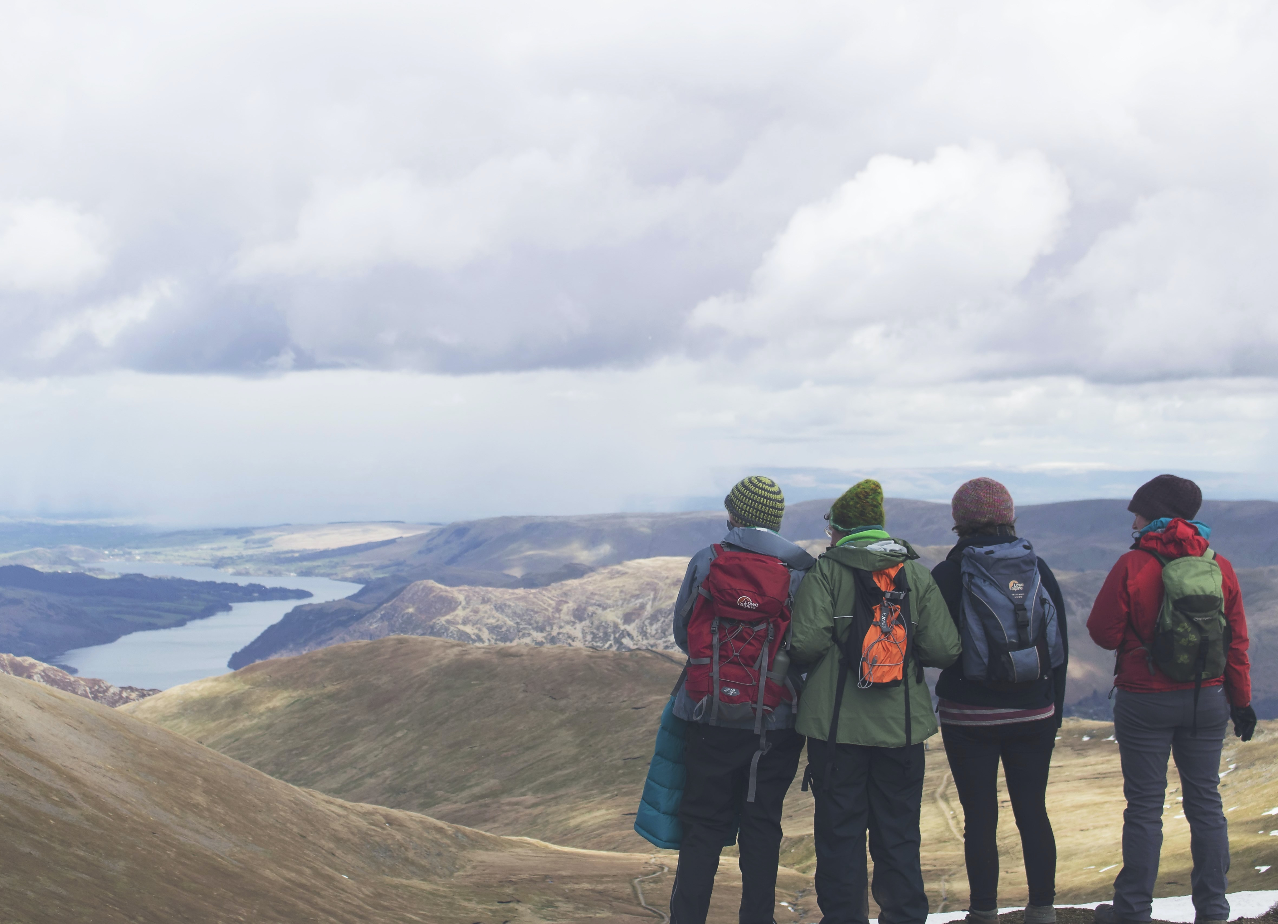 Hiking with friends