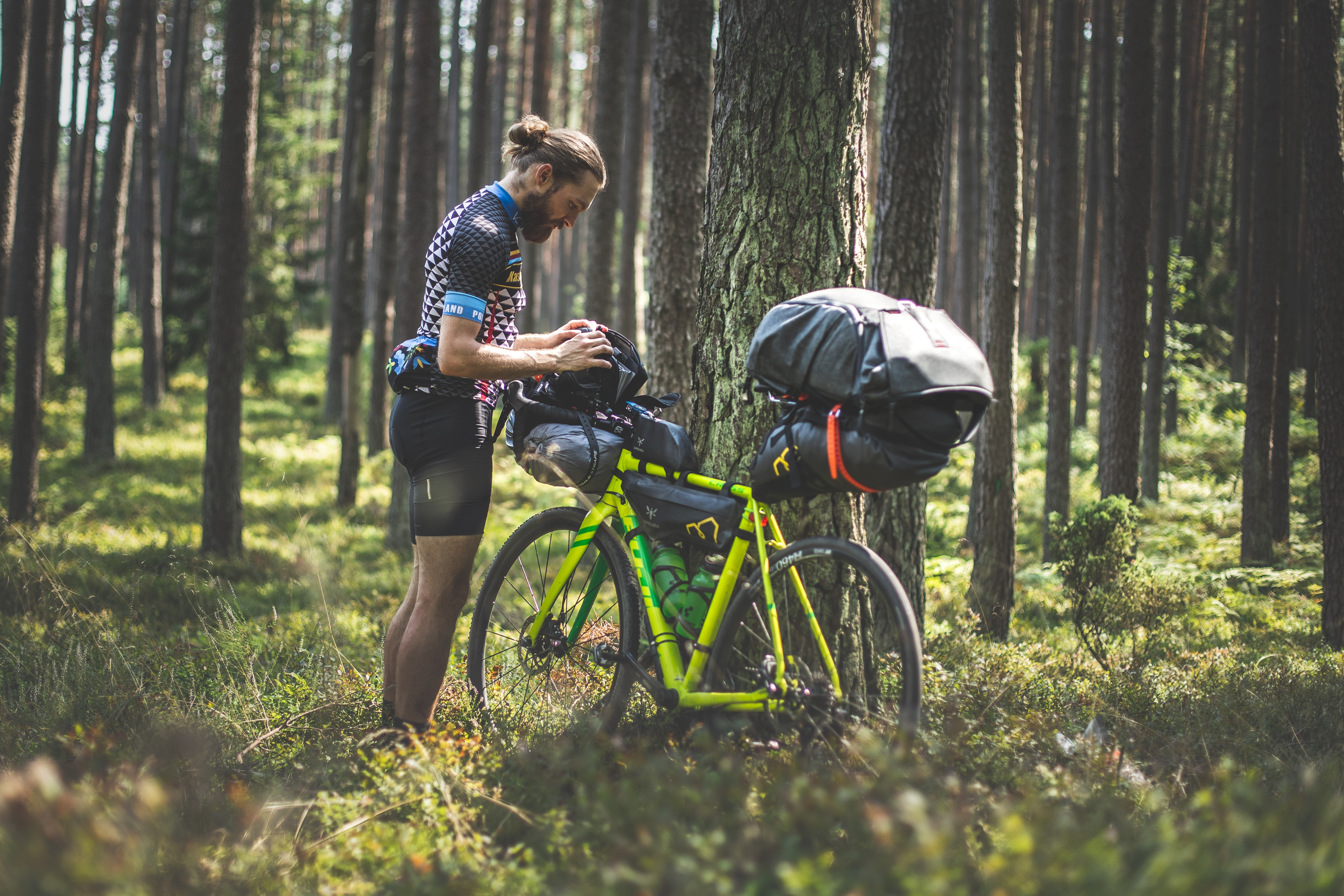 Bike in forest